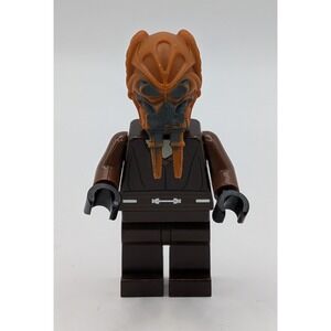 LEGO Star Wars Plo Koon Minifigure Orange Head Brown Robe